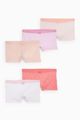 Multipack of 5 - shorts - patterned