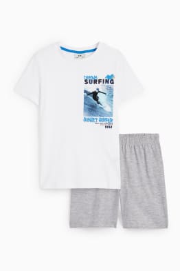 Surfer - Shorty-Pyjama - 2 teilig