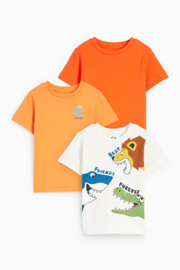 Confezione da 3 - animali selvatici - t-shirt