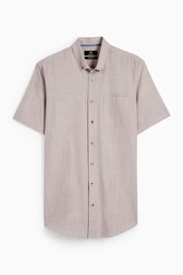 Business shirt - regular fit - button-down collar