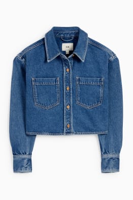 Cropped denim jacket