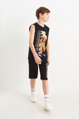 Naruto - conjunto - camiseta sin mangas y shorts - 2 piezas