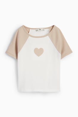 Corazón - camiseta de manga corta
