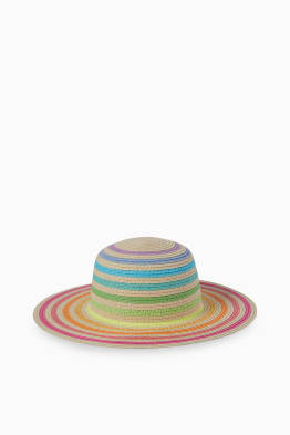 Sombrero de paja - de rayas