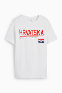 Croația - tricou cu mânecă scurtă