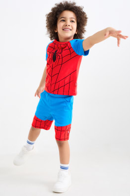 Spider-Man - souprava - tričko s krátkým rukávem a šortky - 2dílná