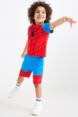 Spider-Man - Set - Kurzarmshirt und Shorts - 2 teilig