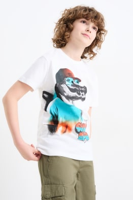 Motiv krokodýla - tričko s krátkým rukávem