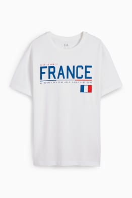 Francja - koszulka z krótkim rękawem