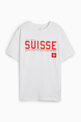 Elveția - tricou cu mânecă scurtă