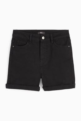 Jeans-Shorts - High Waist