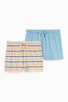 Pack de 2 - pantalones cortos de pijama - estampados