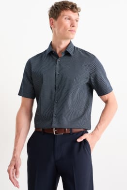 Camicia business - regular fit - collo all'italiana - facile da stirare