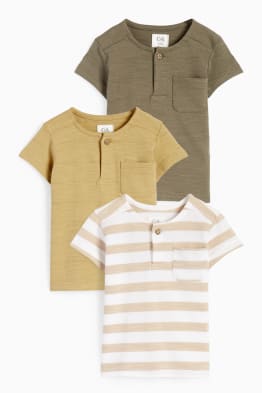 Pack de 3 - camisetas de manga corta para bebé