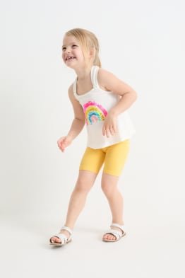 Rainbow - set - top and cycling shorts - 2 piece