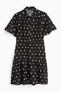 Shirt dress - polka dot
