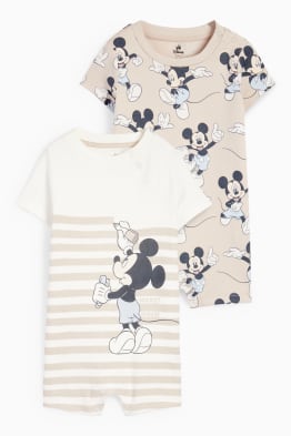 Pack de 2 - Mickey Mouse - pijamas para bebé