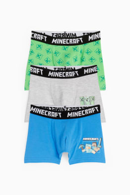 Pack de 3 - Minecraft - boxers