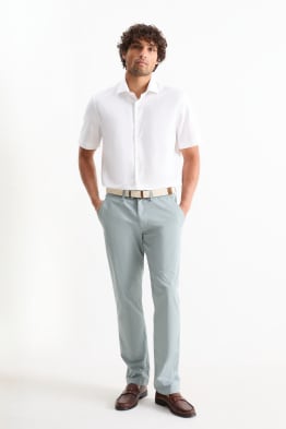 Chinos with belt - regular fit