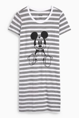 Nachthemd - Micky Maus - gestreift
