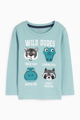 Camisetas manga larga niño c&a 2025