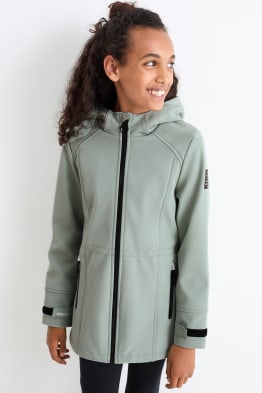 Softshell jacket with hood - waterproof