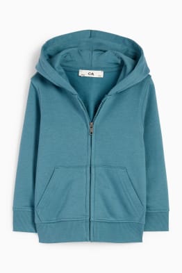 Sweatvest met capuchon