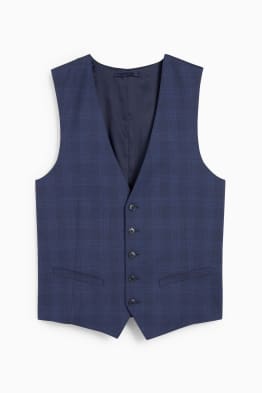 Gilet coordinabile - regular fit - Flex - a quadretti