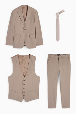 Traje con corbata - regular fit - Flex - 4 Way Stretch