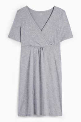 Chemise de nuit d’allaitement - à pois
