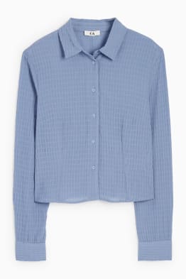 Blouse - gestreept - met structuur