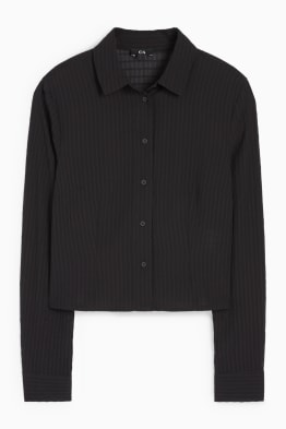 Blouse - gestreept - met structuur