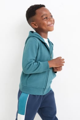 Sweatvest met capuchon