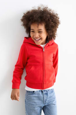 Sweatvest met capuchon