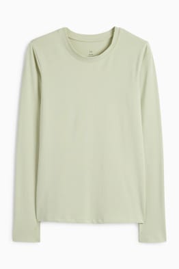 Basic-Langarmshirt