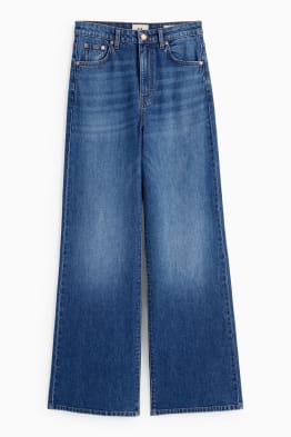 Wide leg jeans - high waist
