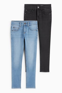 Confezione da 2 - skinny jeans - girovita ultra-sottile