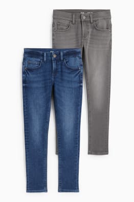 Confezione da 2 - skinny jeans - girovita ultra-sottile