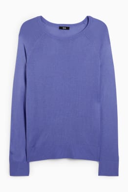 Pullover en maille fine basique