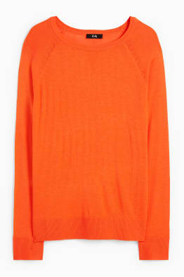 Pullover en maille fine basique