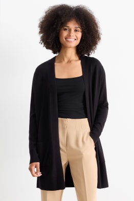 Lange Strickjacke