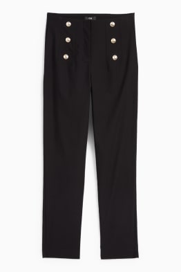 Stoffhose - High Waist - Slim Fit