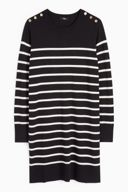 Vestito in maglia - a righe