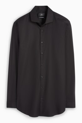 Chemise de bureau - body fit - cutaway - facile à repasser - LYCRA®