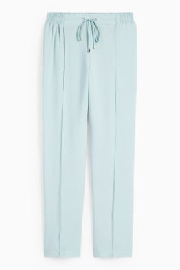 Pantaloni di stoffa - vita alta - tapered fit