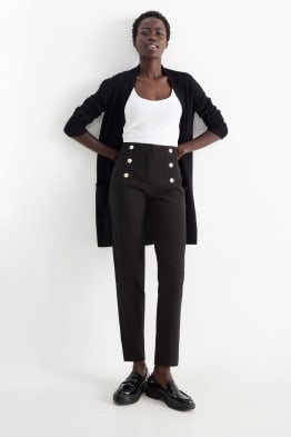 Stoffhose - High Waist - Slim Fit