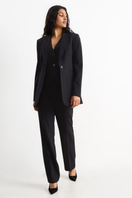 Spodnie biznesowe - średni stan - straight fit - Mix & Match