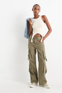 Pantalon cargo femme c&a discount