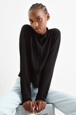 Blouse - gestreept - met structuur
