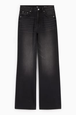 Jeans a gamba larga - vita alta